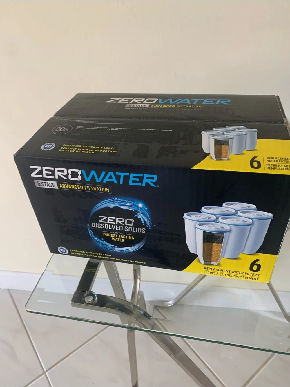6-Pack Replacement Water Filters - White